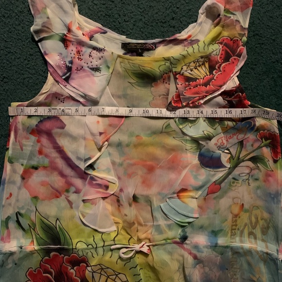 Ed Hardy Ruffled Blouse - Picture 13 of 13
